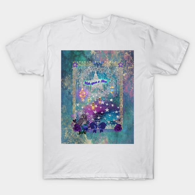 Wish upon a Star and let the magick happen. T-Shirt by PurplePeacock